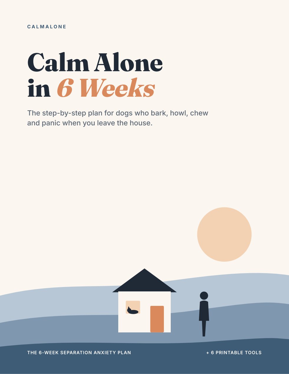Calm Alone in 6 Weeks guide cover